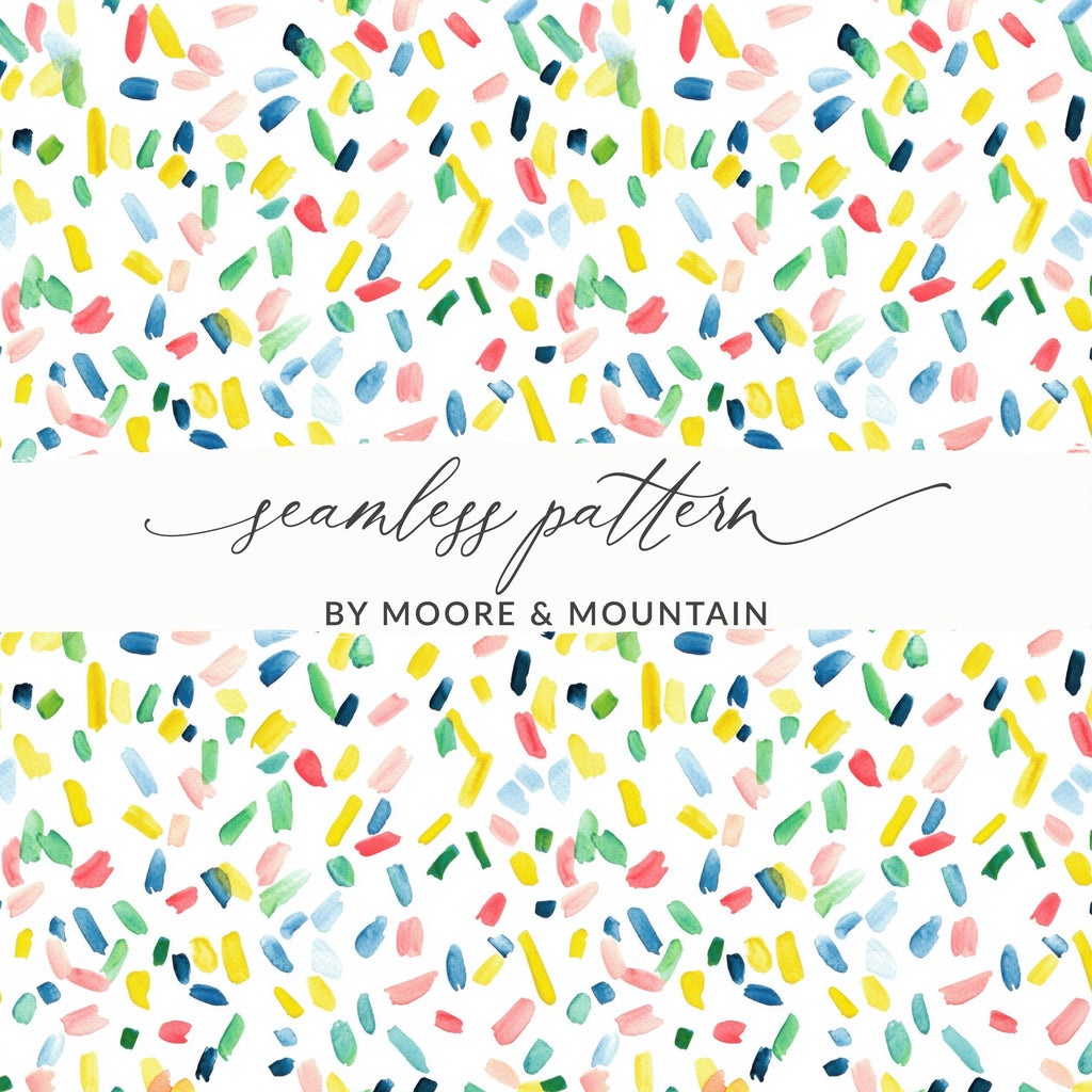Colorful Abstract Seamless Pattern By Moore & Mountain