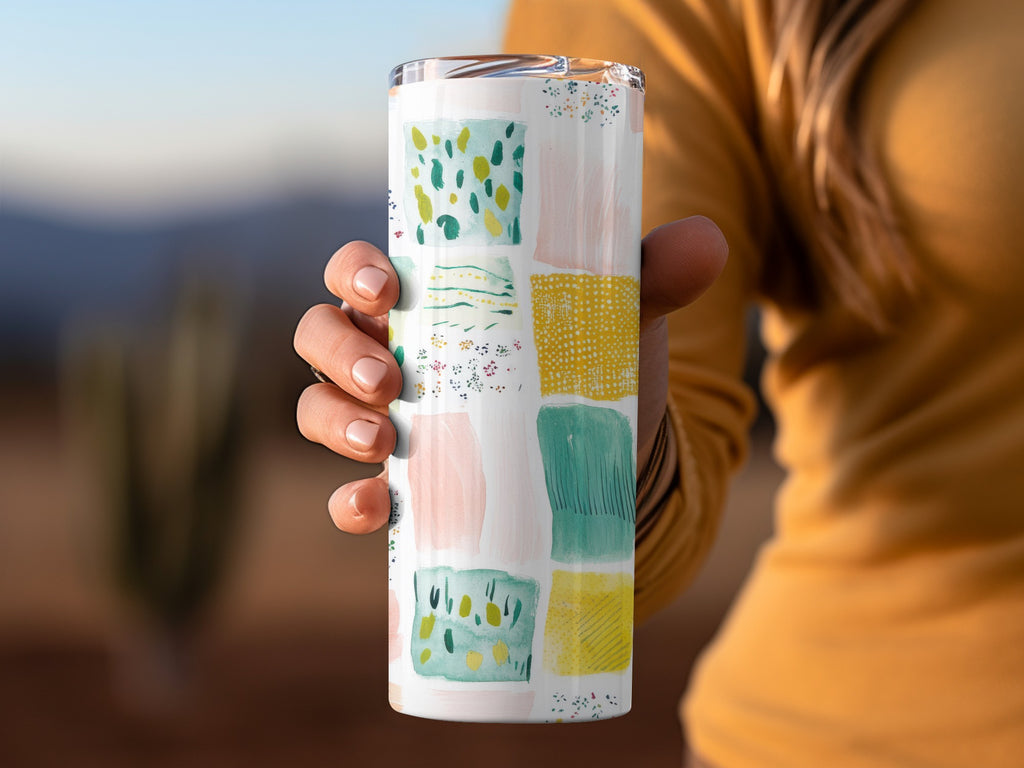 Colorful Abstract Pattern Insulated Tumbler Product