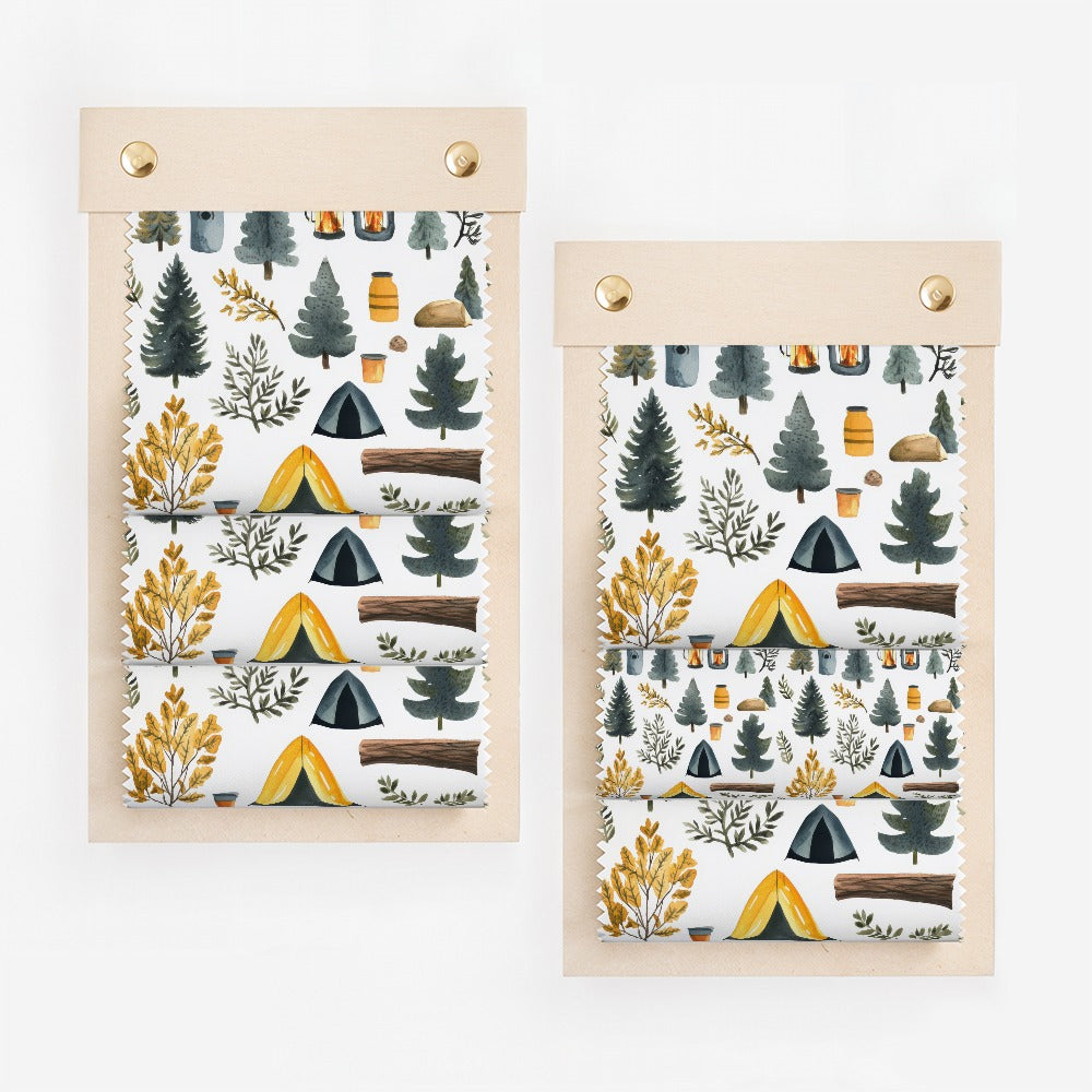 Forest Camping Theme Decorative Wall Hanging Blinds