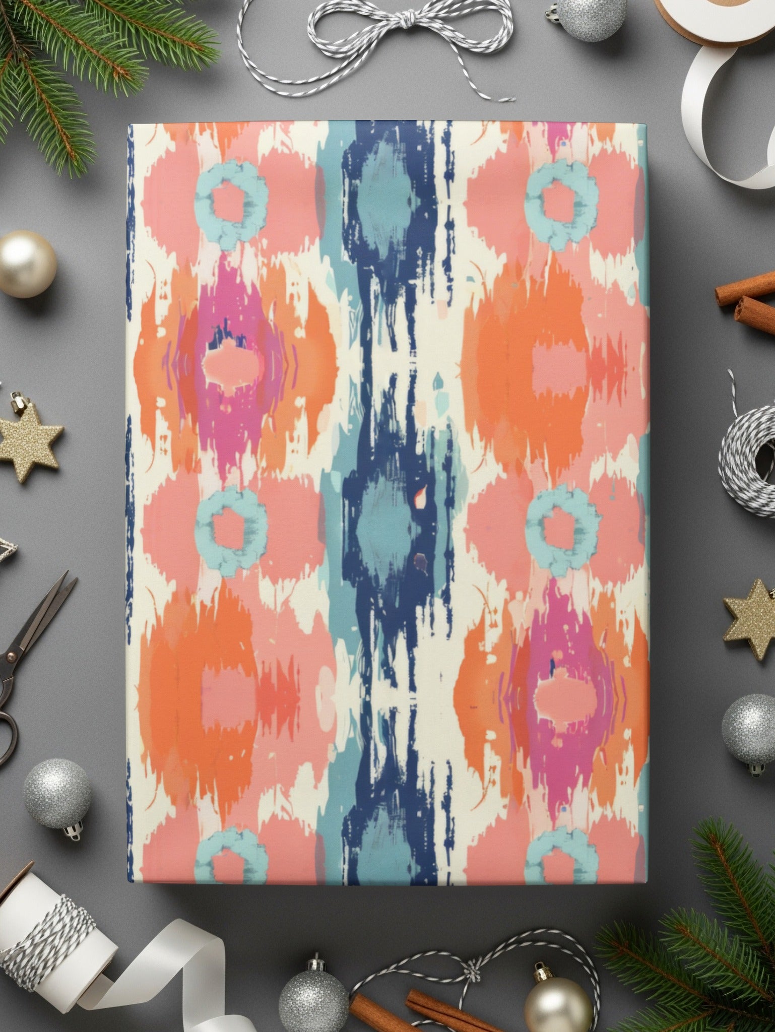 Colorful Abstract Pattern Gift Wrapping Paper