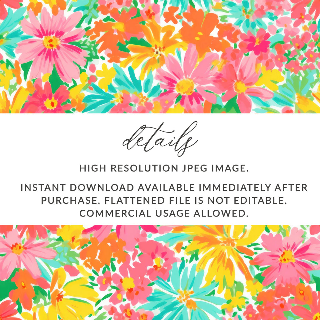 Colorful Floral High Resolution JPEG Image Download
