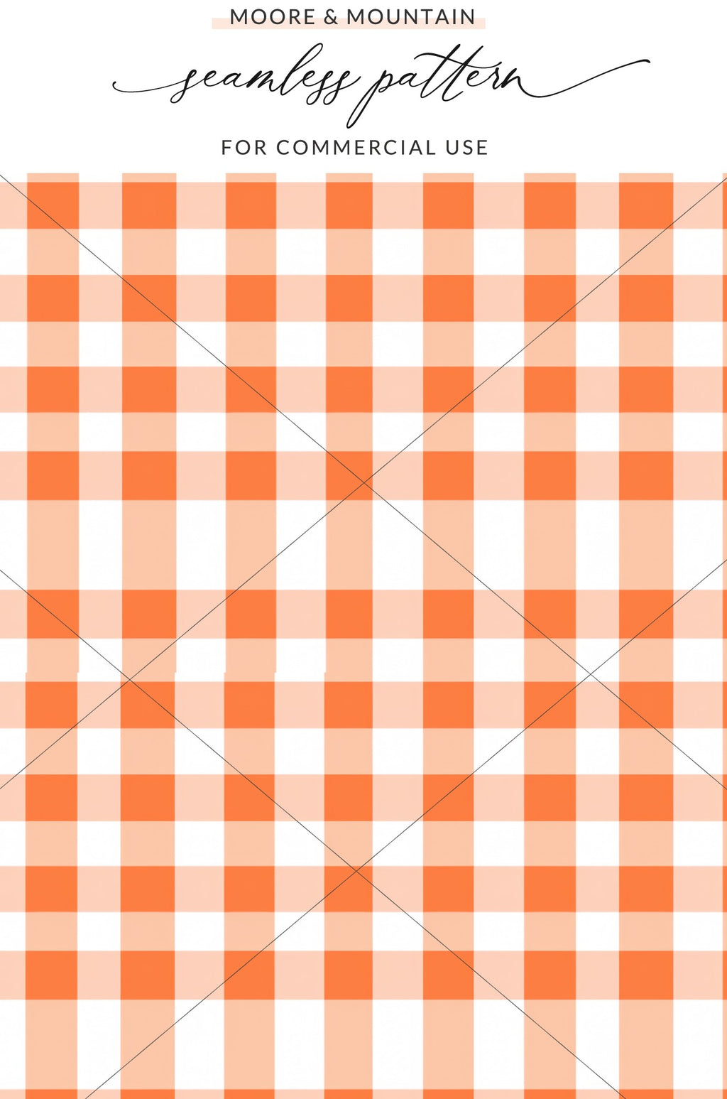 Moore & Mountain Seamless Pattern For Commercial Use