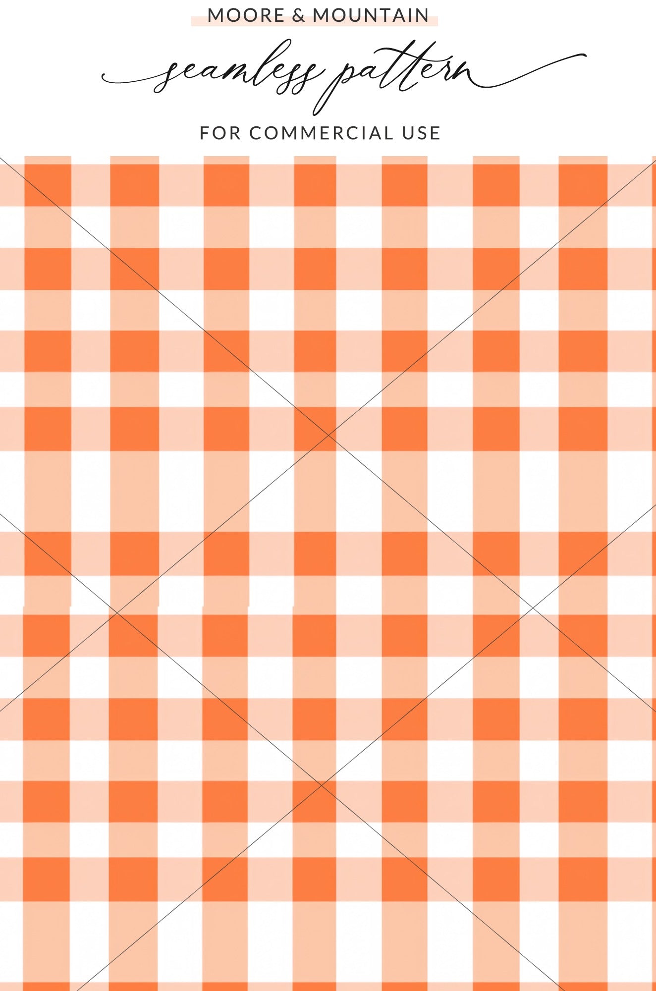 Moore & Mountain Seamless Pattern For Commercial Use