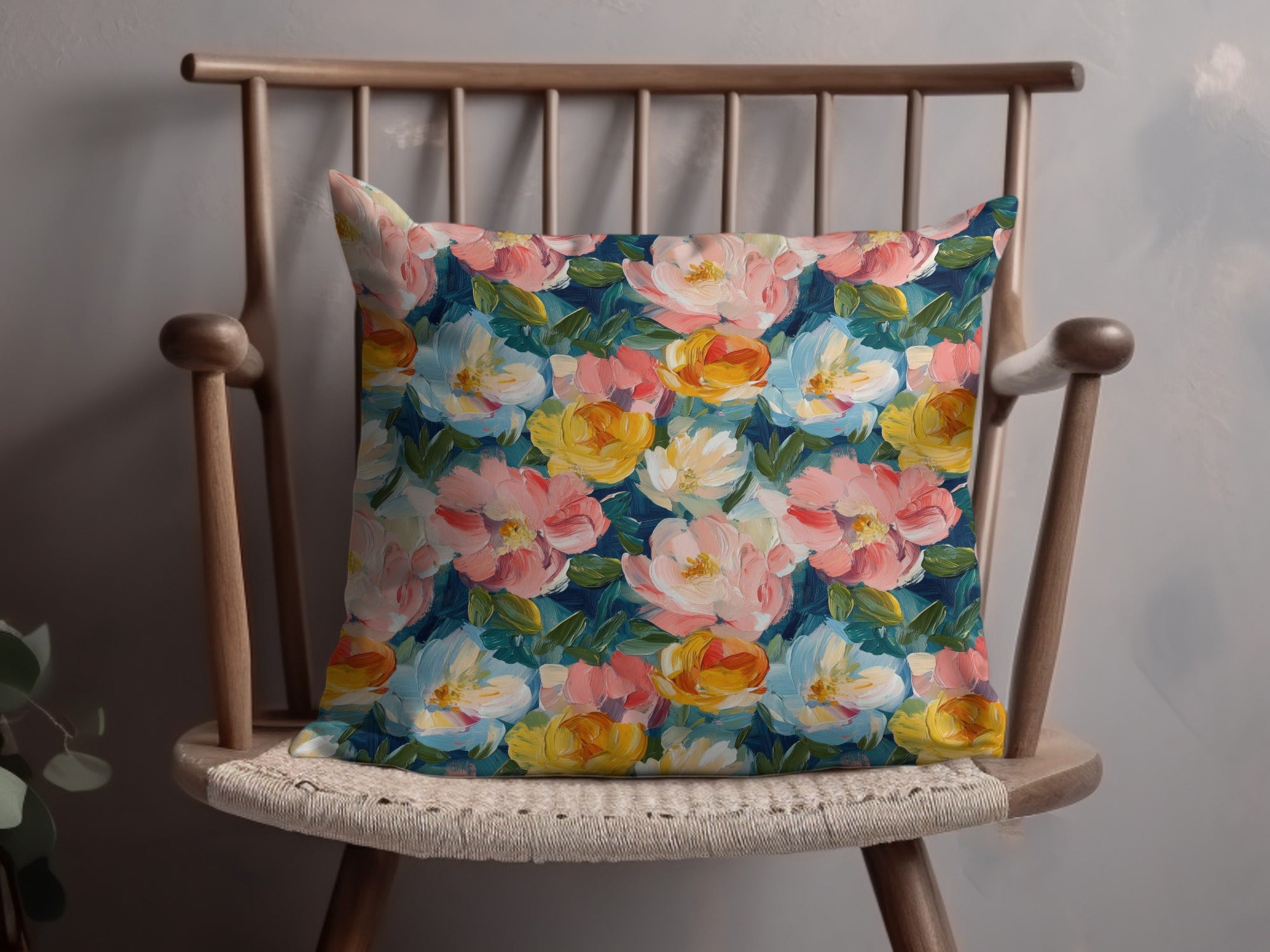 Fine Art Abstract Painted Floral Pattern for Spring Design - Moore and Mountain