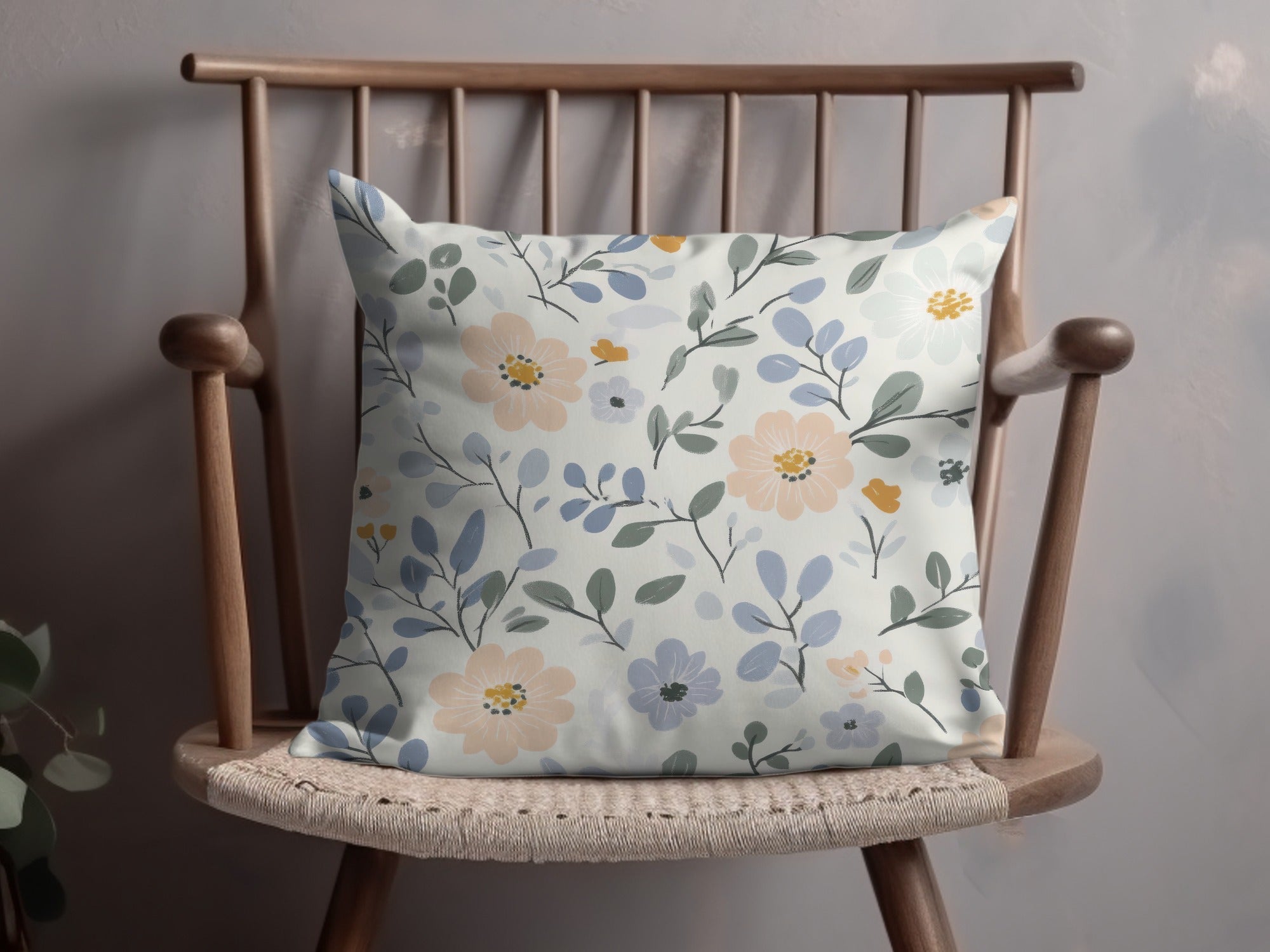 Floral Digital Paper, Seamless Flower Pattern, Pastel Botanical Design, Scrapbooking Paper, Fabric Design, Background Paper Digital - Moore and Mountain