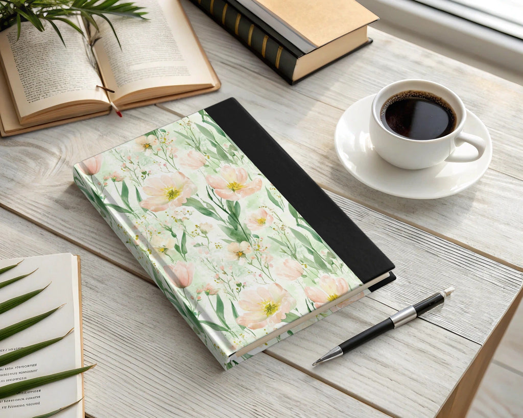 Floral Digital Paper, Tulip Seamless Pattern, Watercolor Flowers, Digital Scrapbook Paper, Fabric Design, Digital Download, Commercial Use - Moore and Mountain