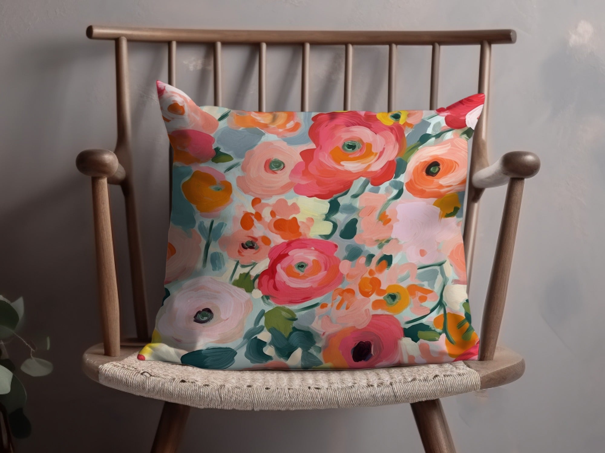 Floral Digital Paper, Watercolor Flowers Pattern, Seamless Flower Digital File, Repeating Flower Pattern, Digital Download, Flower Scrapbook - Moore and Mountain