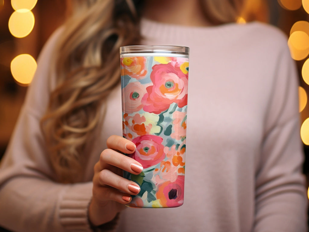 Floral Digital Paper, Watercolor Flowers Pattern, Seamless Flower Digital File, Repeating Flower Pattern, Digital Download, Flower Scrapbook - Moore and Mountain