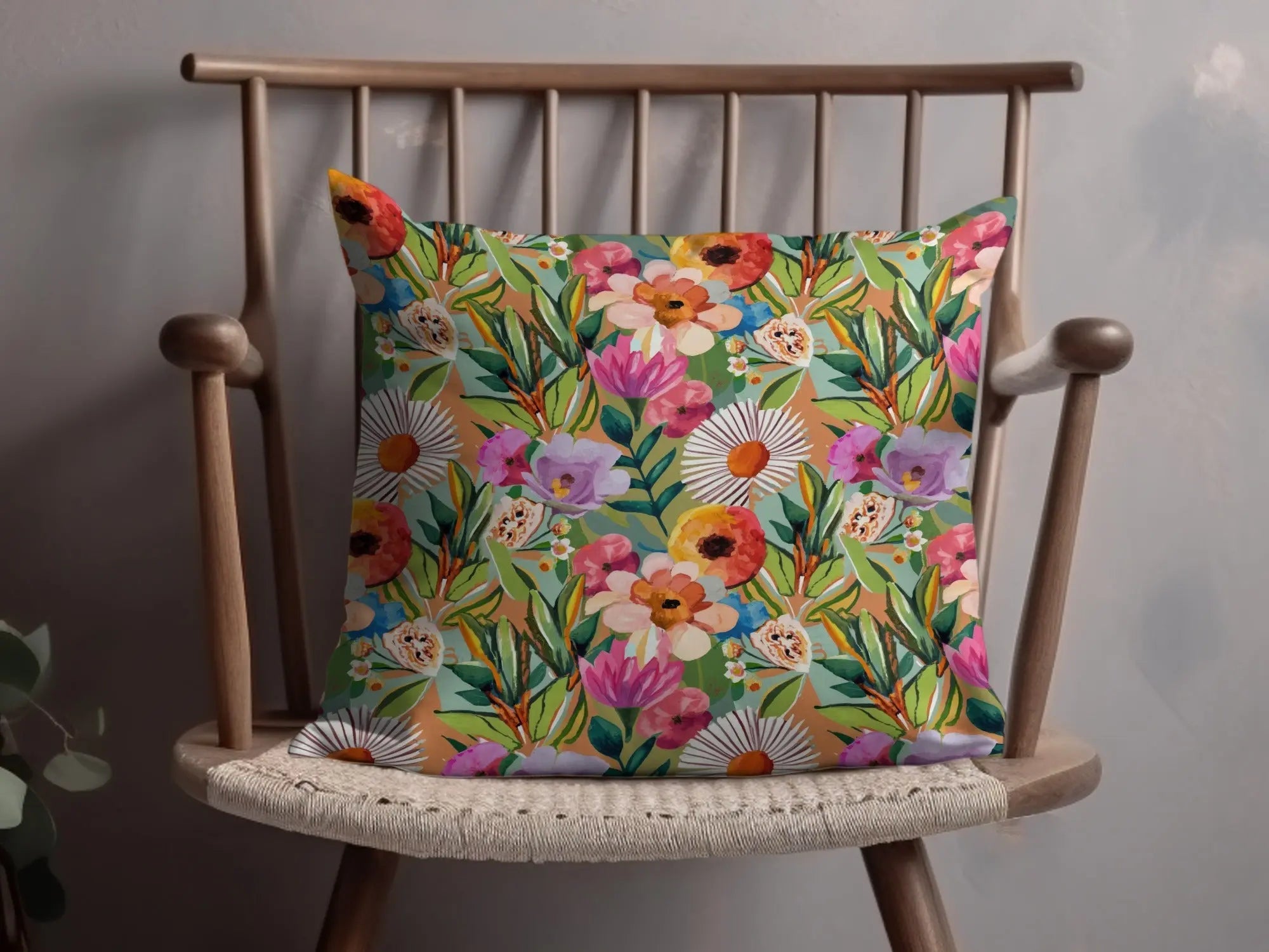 Floral Pattern Digital Paper, Flower Seamless Pattern Design, Spring Summer Fabric Design, Scrapbook Paper, Commercial Use, POD License - Moore and Mountain