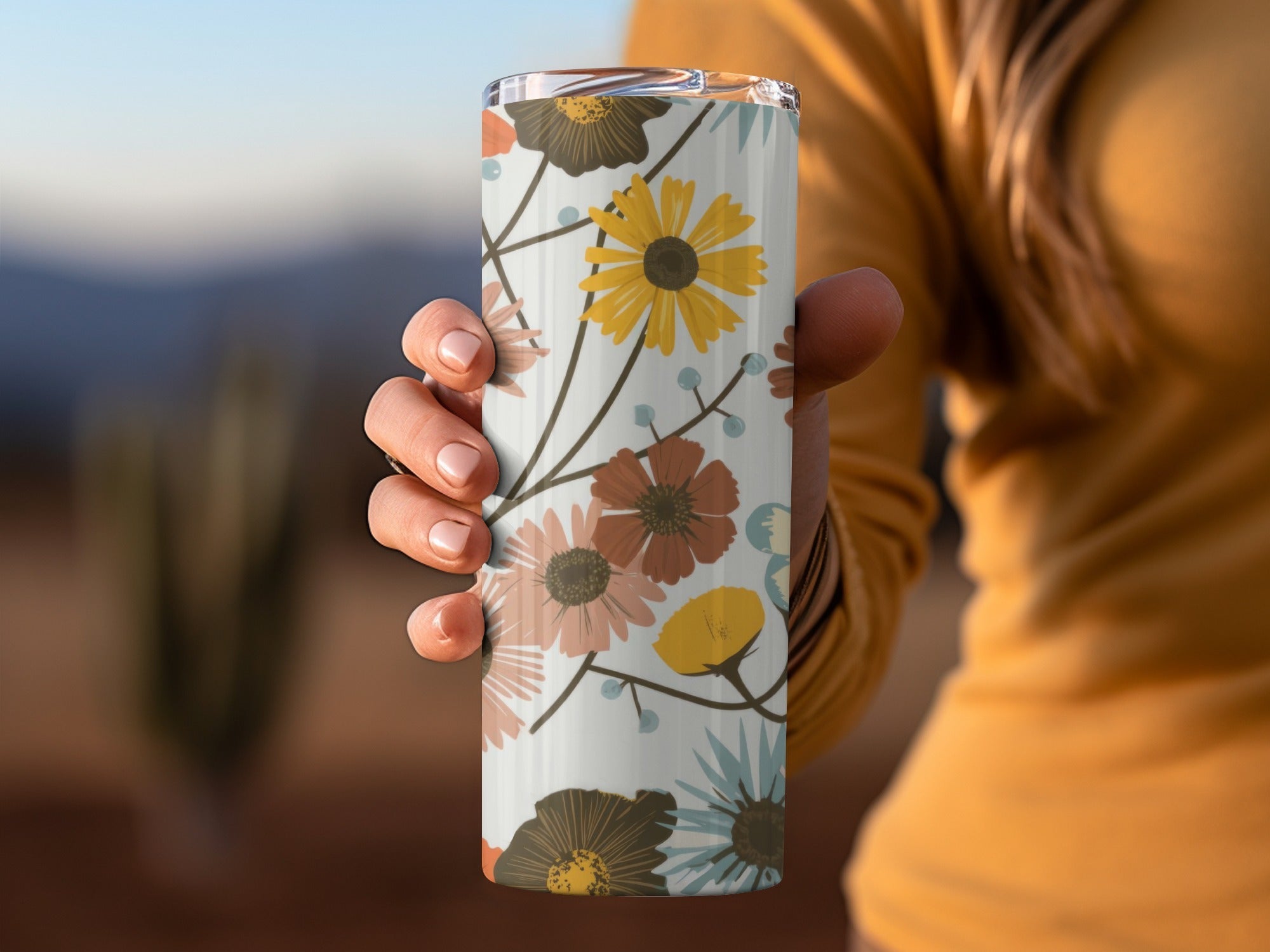 Floral Pattern Digital Paper, Seamless Flower Digital Backgrounds, Boho Flower Print, Rustic Floral Pattern, Digital Download, Commercial - Moore and Mountain