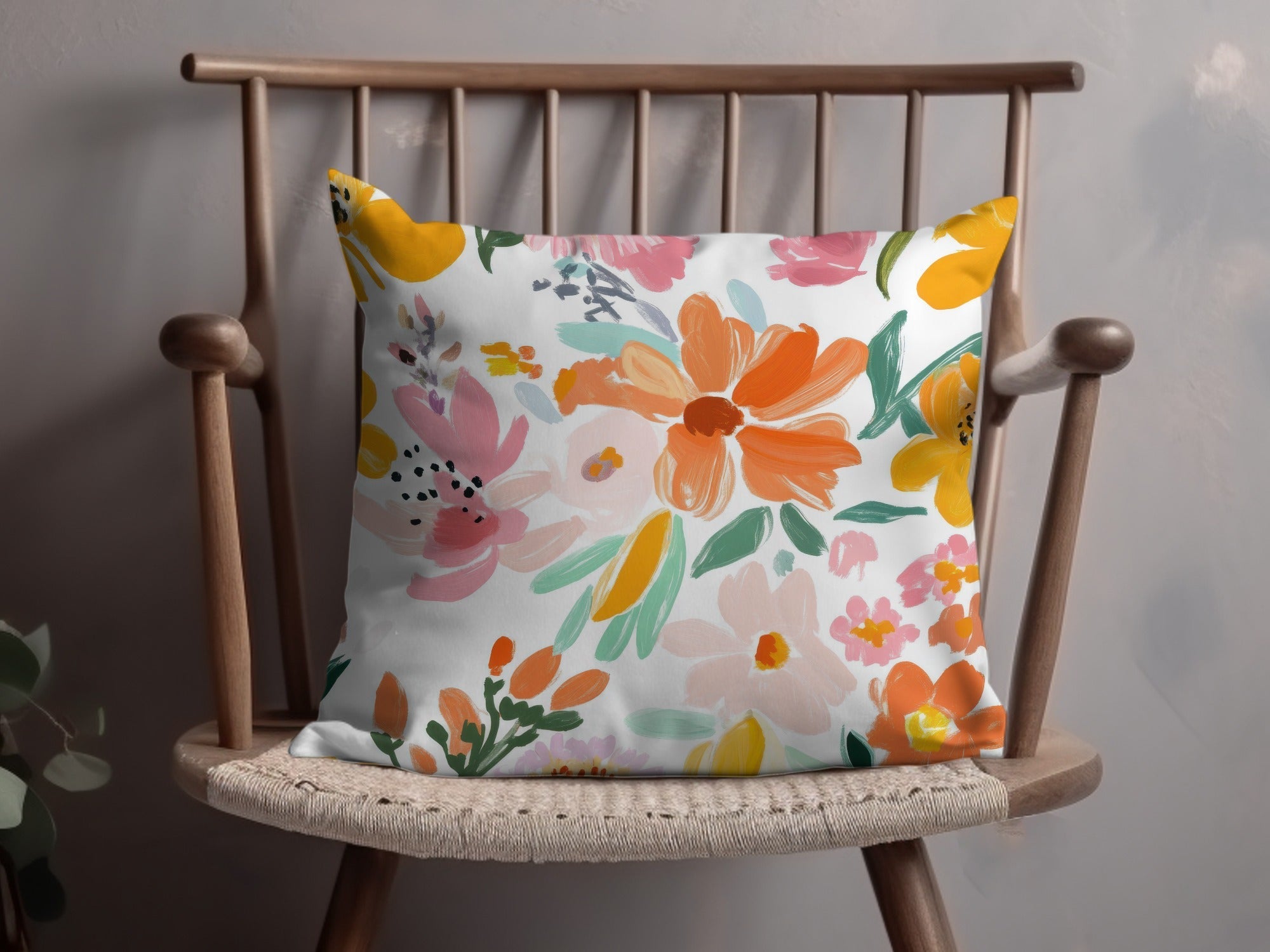 Floral Seamless Pattern Digital Paper, Painted Flower Pattern, Spring Summer Fabric Design, Floral Print Digital, Commercial Use - Moore and Mountain