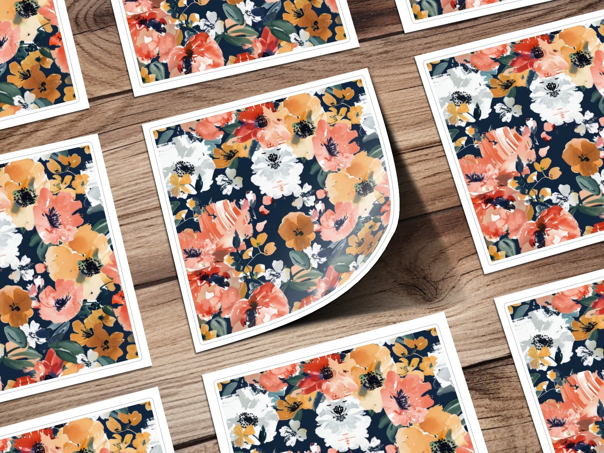 Floral Seamless Pattern Digital, Watercolor Flowers, Repeating Flower Background, Printable Design, Surface Pattern Design, Fabric Design - Moore and Mountain