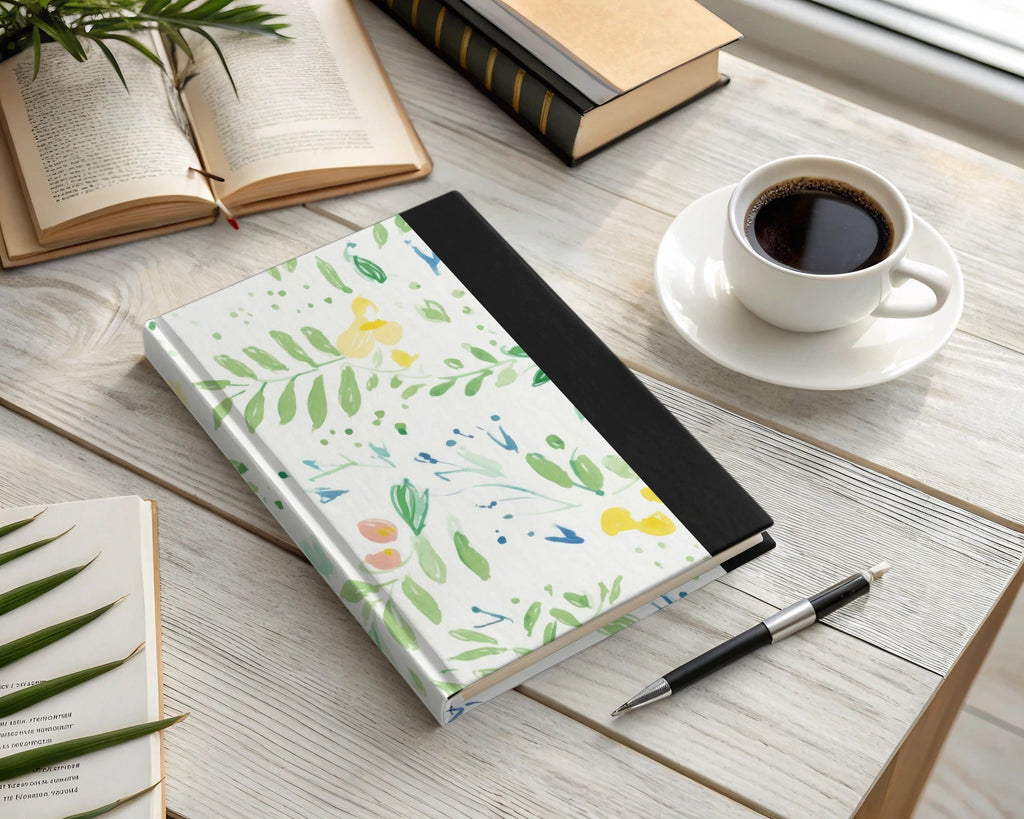 Floral Seamless Pattern, Watercolor Flowers Digital Paper, Yellow Blooms Design, Botanical Print, Fabric Design, Scrapbooking, 12x12 inch - Moore and Mountain