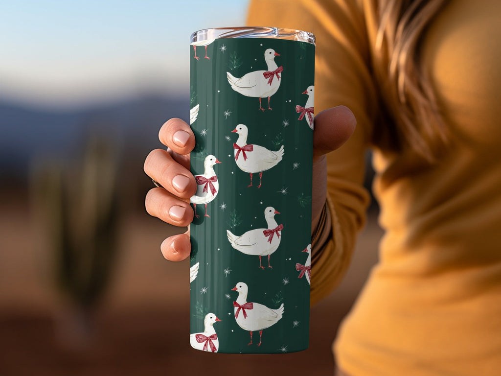 Holiday Silly Goose Background Christmas Geese Pattern - Moore and Mountain