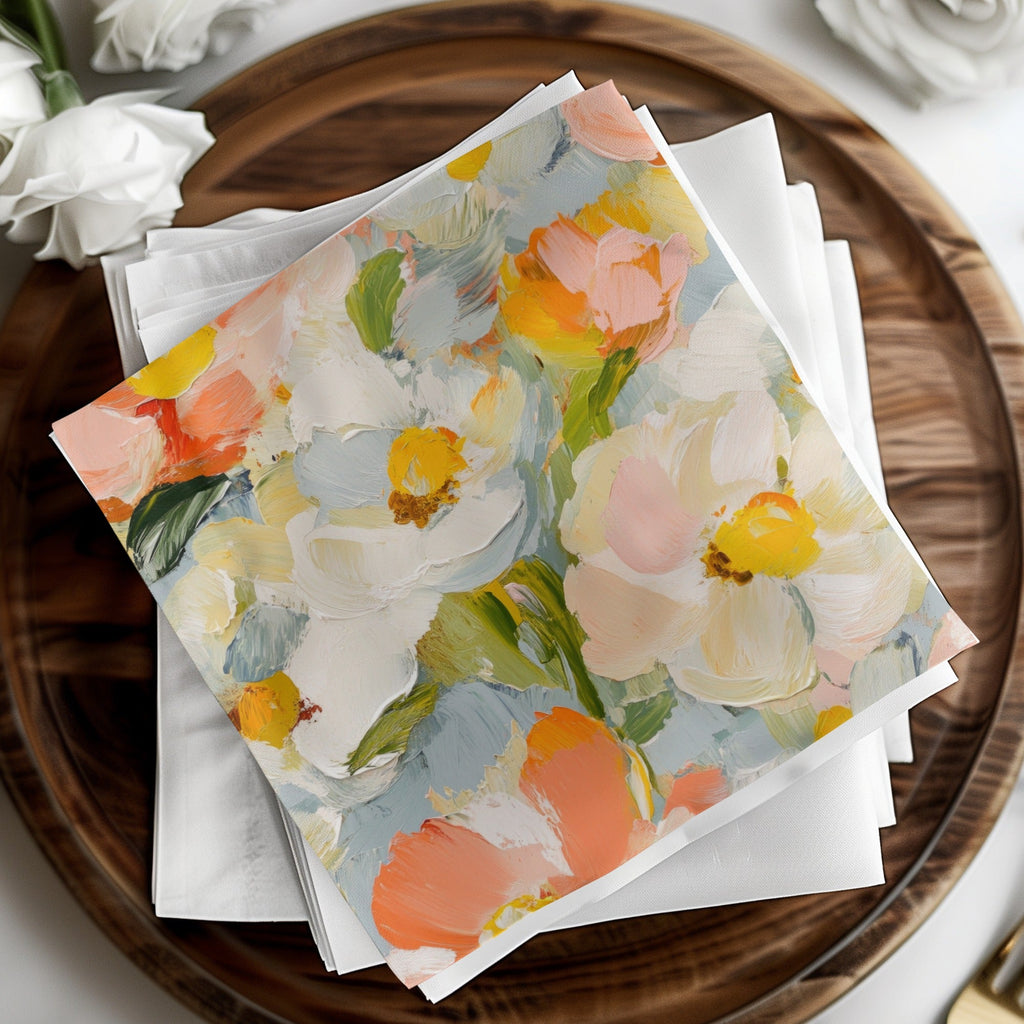 Impressionistic Seamless Floral Design Decorative Product - Moore and Mountain