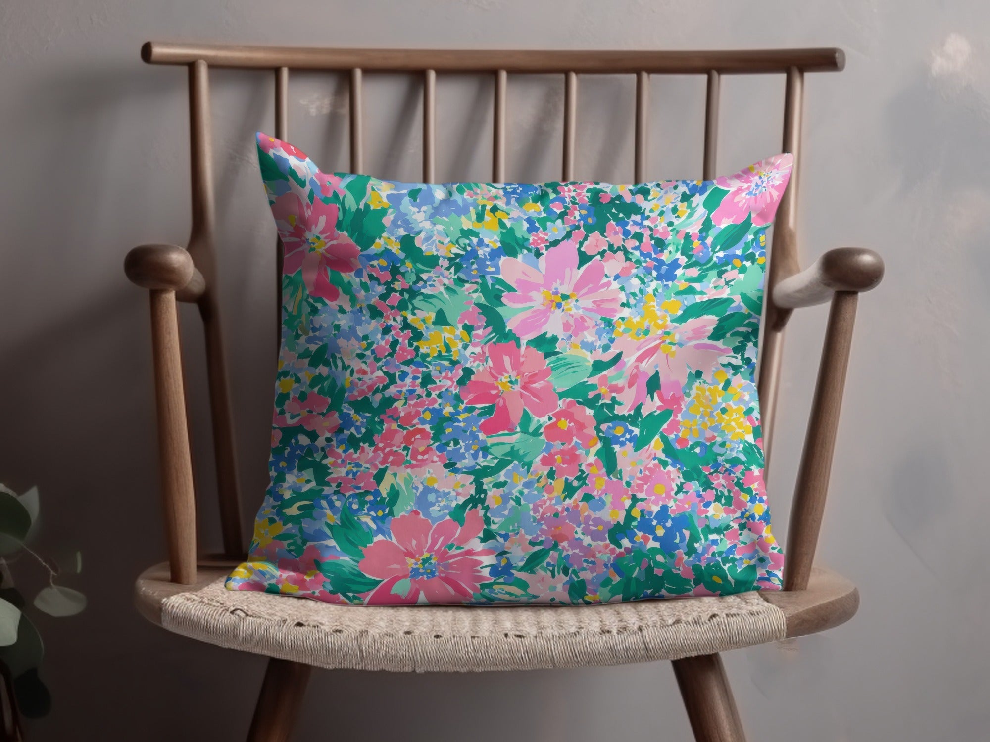 Impressionistic Seamless Painterly Spring Pattern Floral - Moore and Mountain