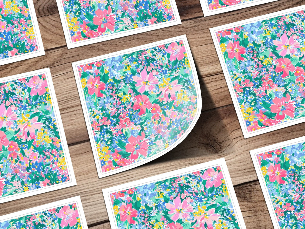 Impressionistic Seamless Painterly Spring Pattern Floral - Moore and Mountain