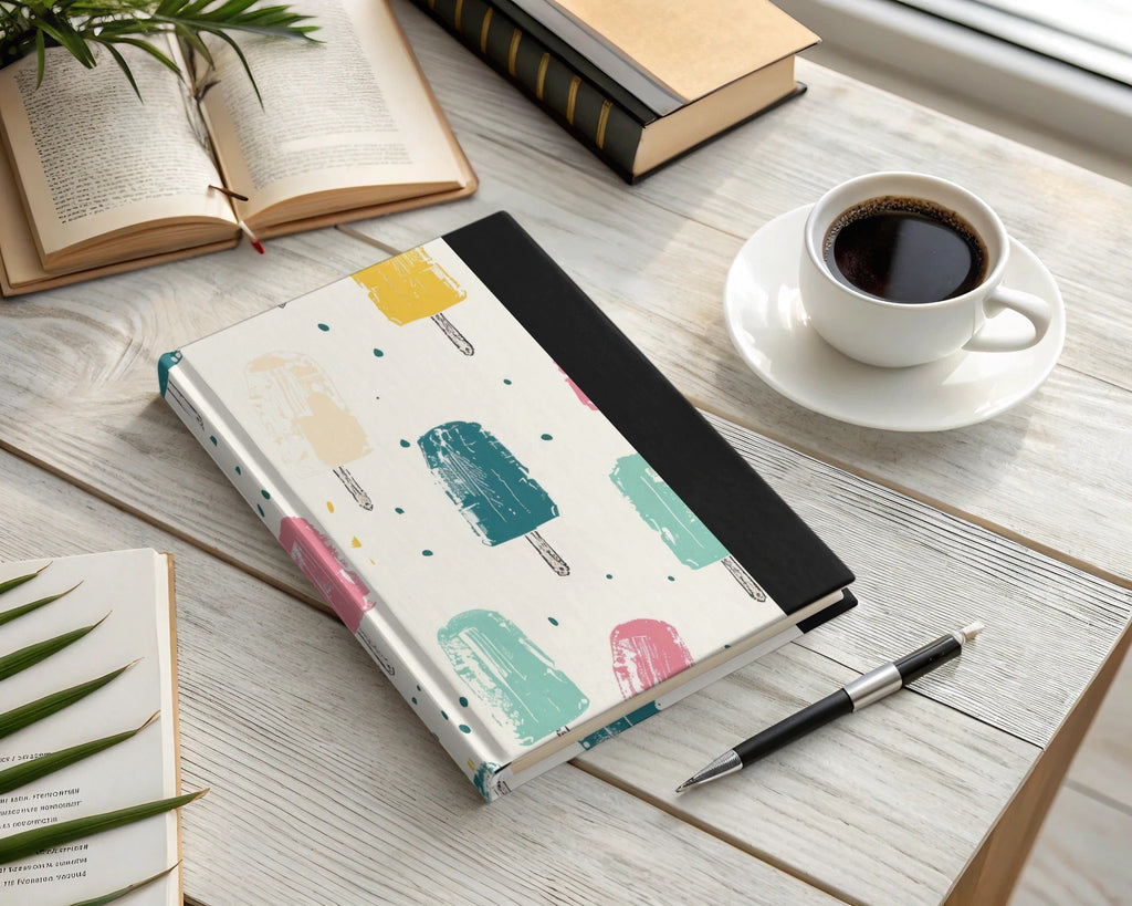 Multicolor Popsicle Summer Pattern With Neutral Background Digital - Moore and Mountain