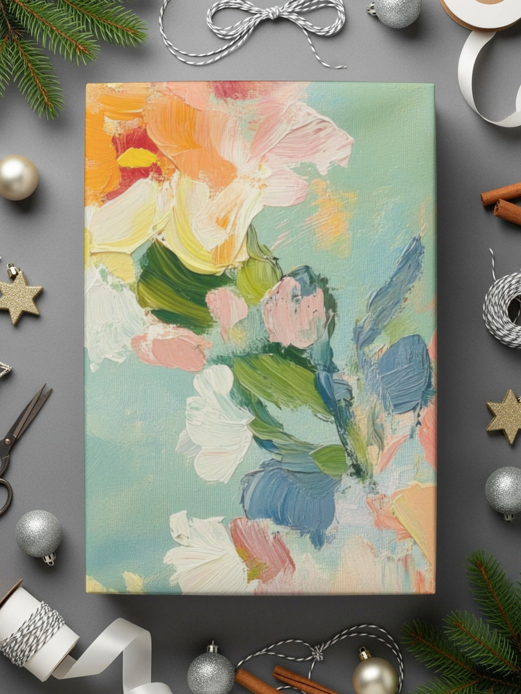 Pastel Floral Impressionistic Fine Art Seamless Texture - Moore and Mountain