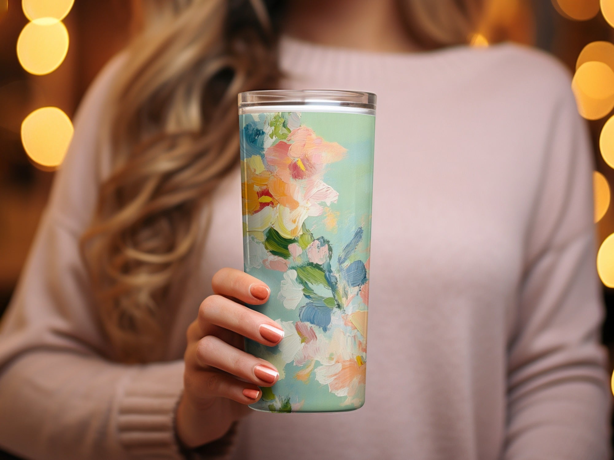 Pastel Floral Impressionistic Fine Art Seamless Texture - Moore and Mountain