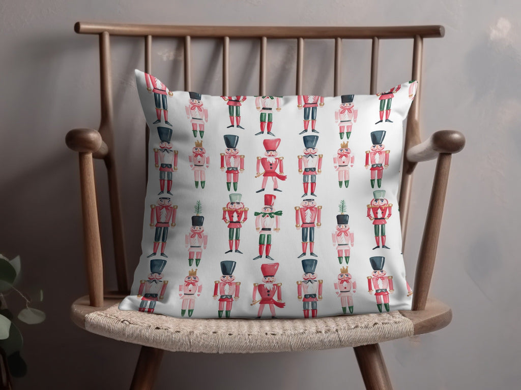 Pattern of Watercolor Nutcracker Figures Holiday Digital - Moore and Mountain