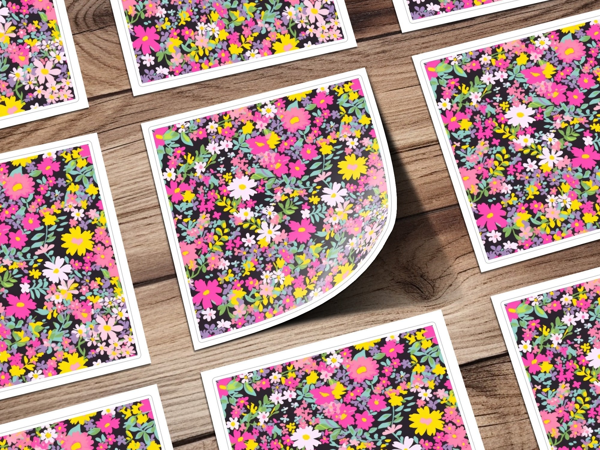 Pink Ditsy Floral Seamless Pattern - Moore and Mountain