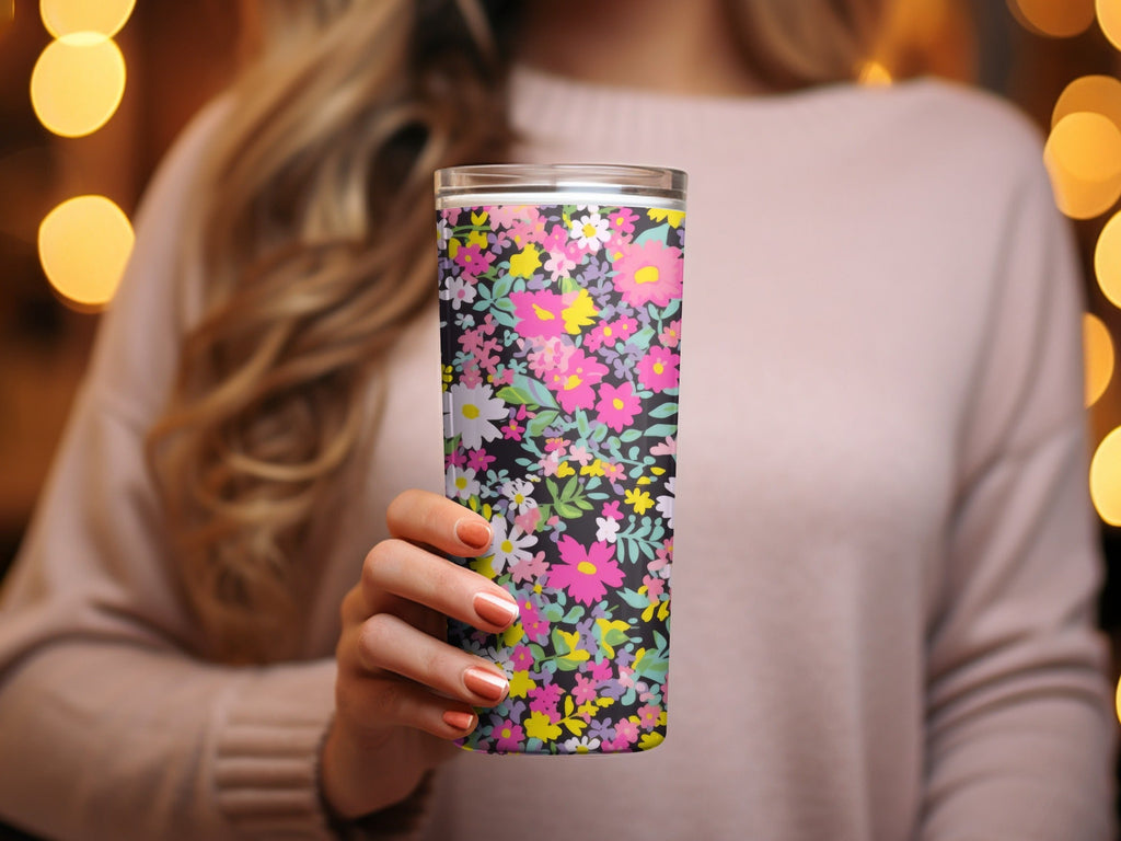 Pink Ditsy Floral Seamless Pattern - Moore and Mountain