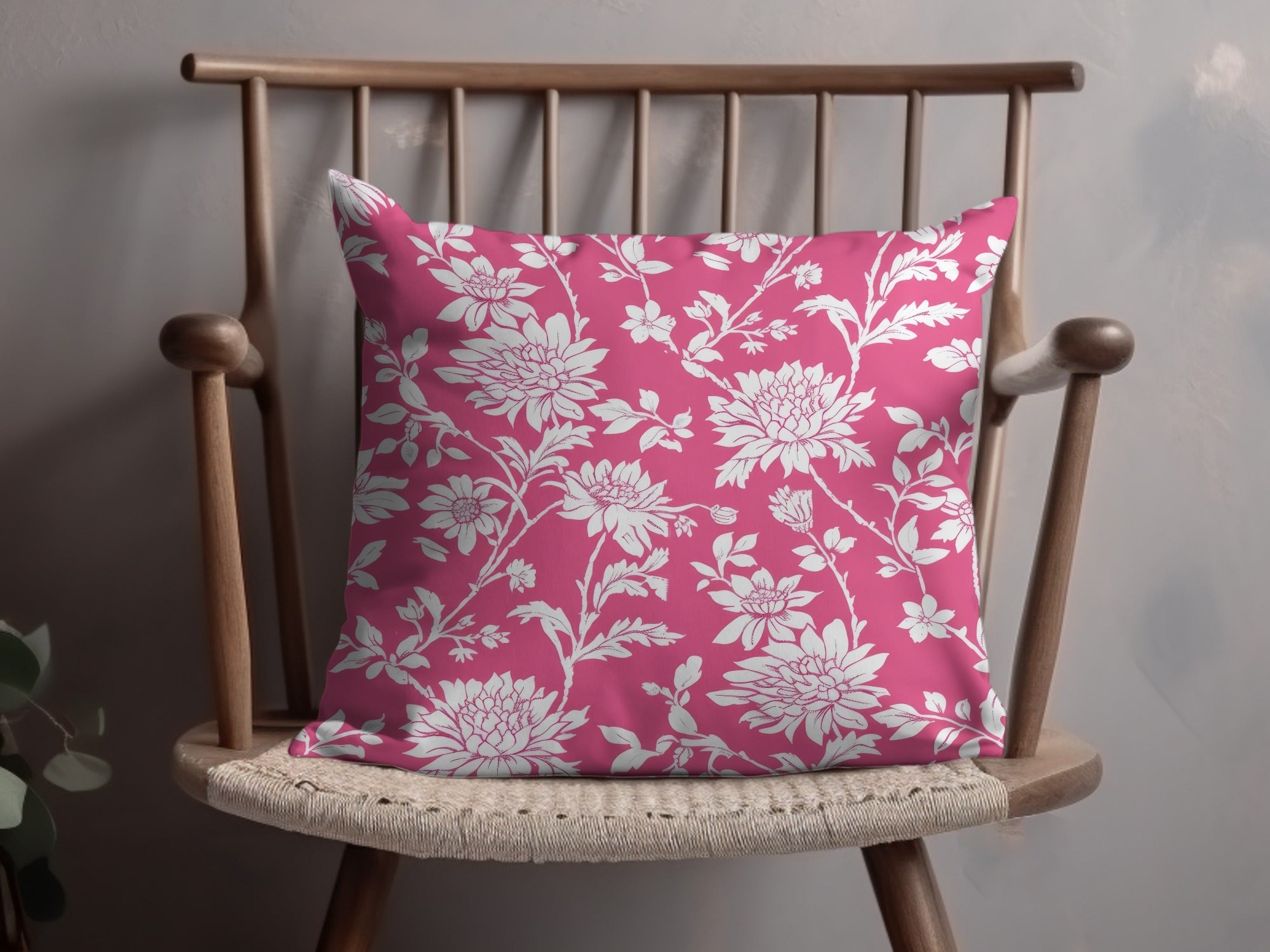 Pink Floral Digital Paper, White Flower Seamless Pattern, Delicate Floral Design, Scrapbook Paper, Printable Fabric Pattern, Digital - Moore and Mountain