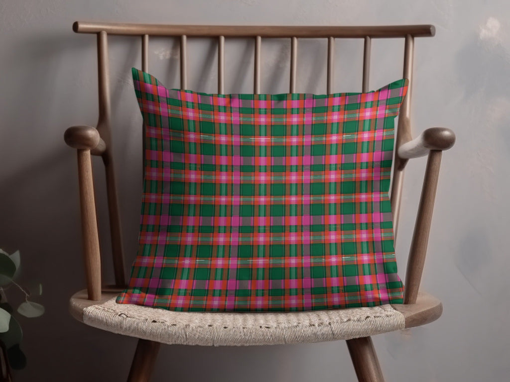 Pink Green Red and Grey Tartan Plaid Pattern Digital - Moore and Mountain