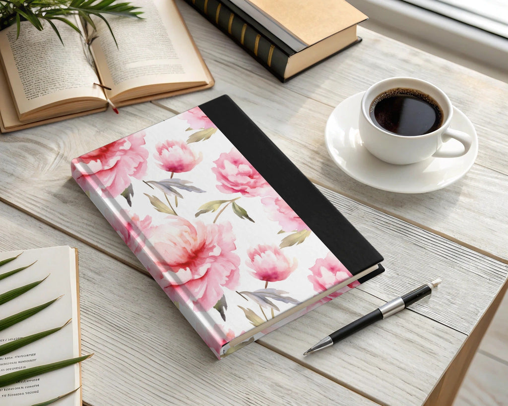 Pink Peony Seamless Pattern, Watercolor Floral, Digital Paper, Scrapbooking, Fabric Design, Repeat Pattern, Commercial Use Digital - Moore and Mountain