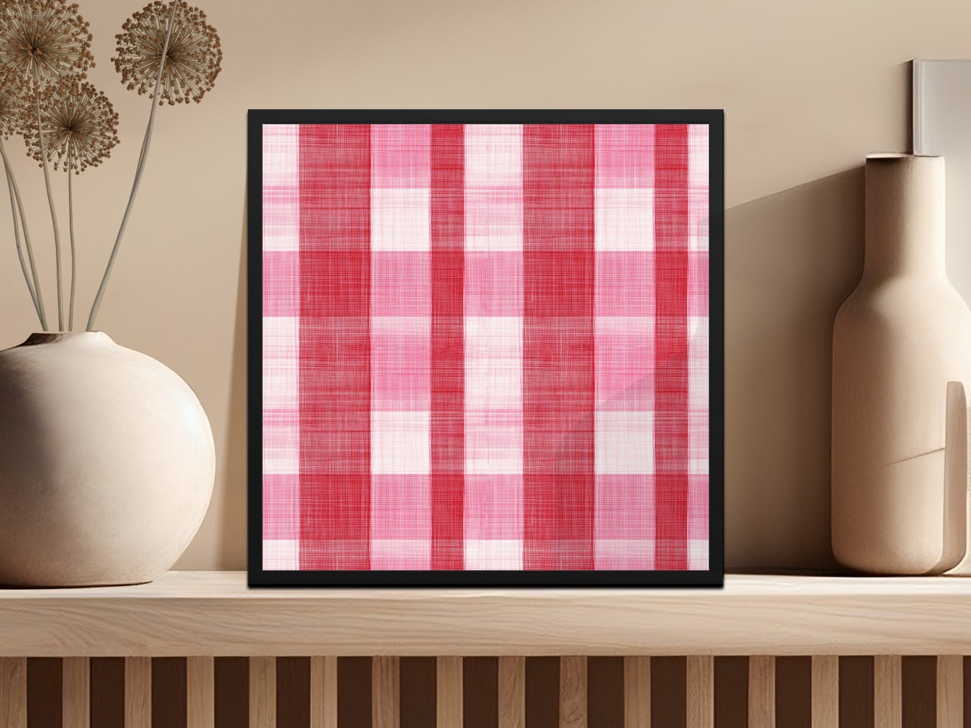 Pink Plaid Digital Paper, Gingham Texture, Red Fabric Pattern, Tartan Background, Scrapbook Paper, Digital Download, Seamless Tile - Moore and Mountain