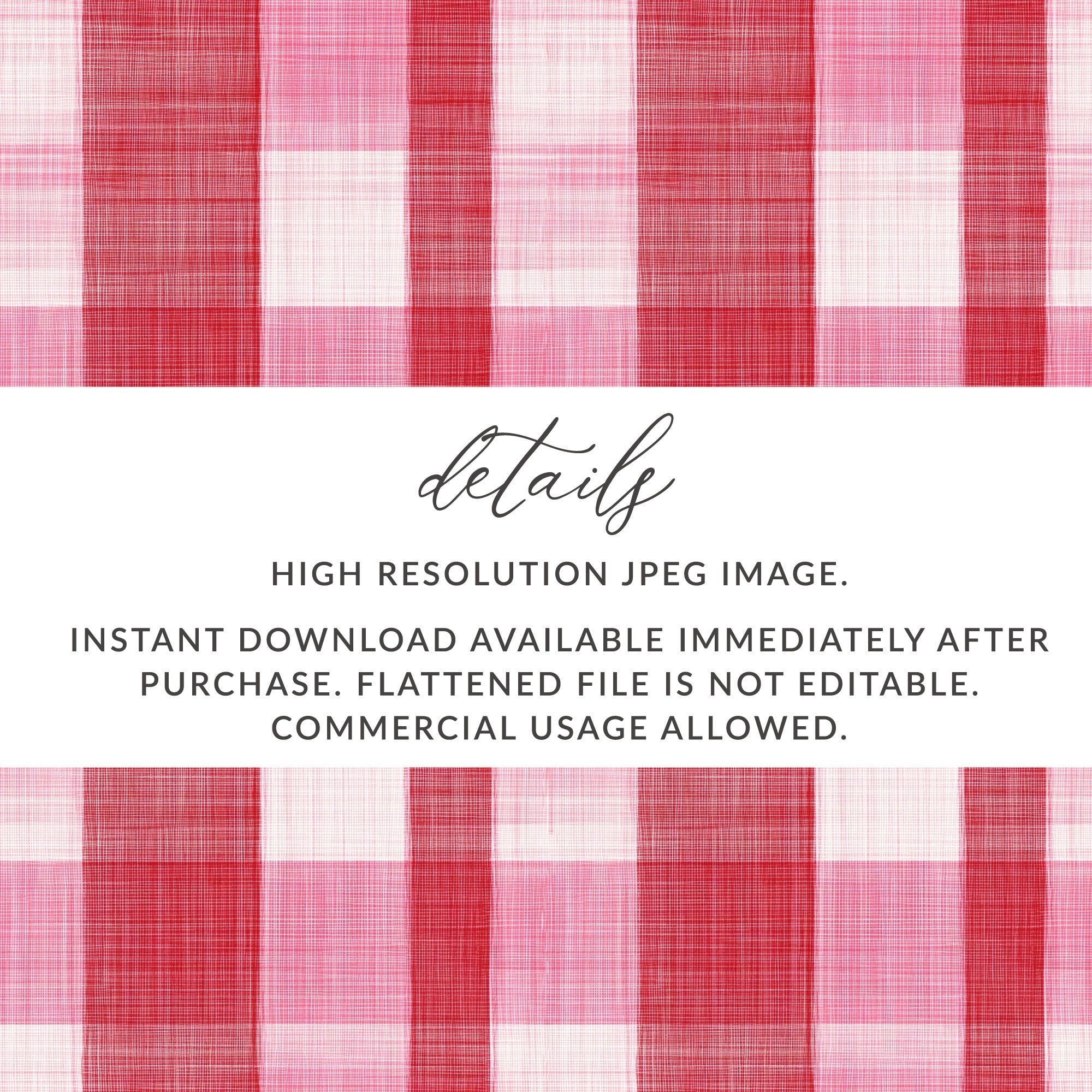 Pink Plaid Digital Paper, Gingham Texture, Red Fabric Pattern, Tartan Background, Scrapbook Paper, Digital Download, Seamless Tile - Moore and Mountain