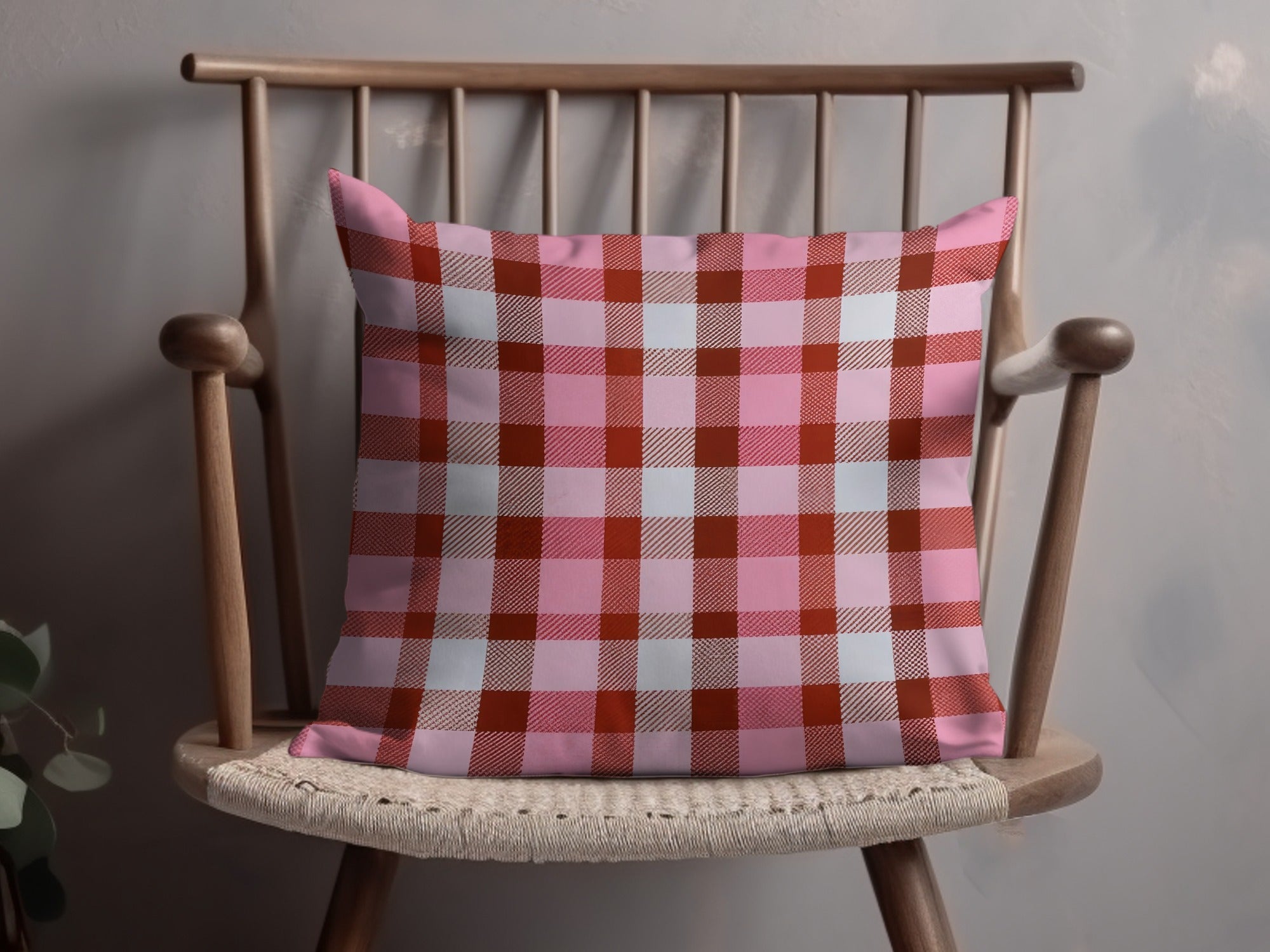 Pink Plaid Digital Paper, Seamless Check Pattern, Tartan Background, Digital Download, Scrapbook Paper, Fabric Design, 12x12 JPEG - Moore and Mountain