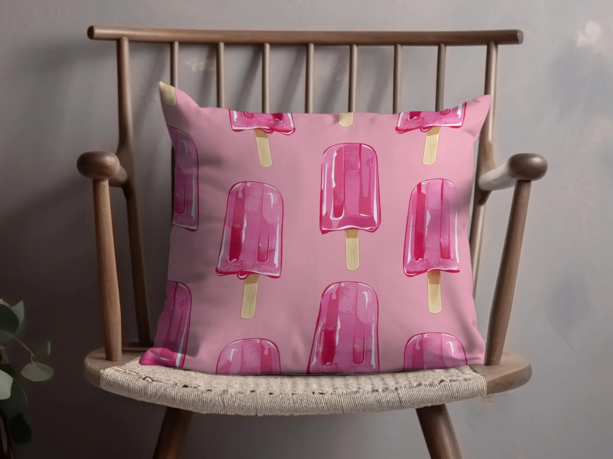 Pink Popsicle Seamless Pattern, Digital Paper, Sweet Treat Design, Summer Vibes Background, Scrapbooking, Fabric Design, Digital - Moore and Mountain