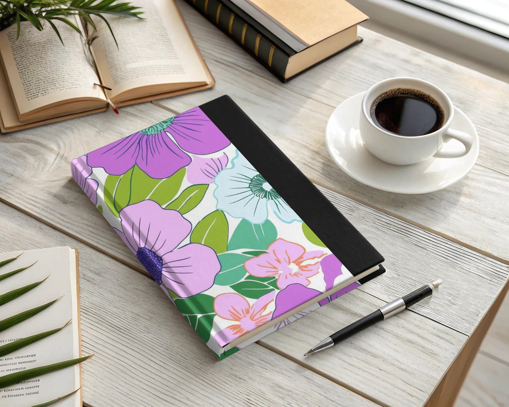 Pink Preppy Digital, 60s floral pattern, Groovy Floral Background, Retro Flower Design, Digital Prints, Sublimation Graphics - Moore and Mountain