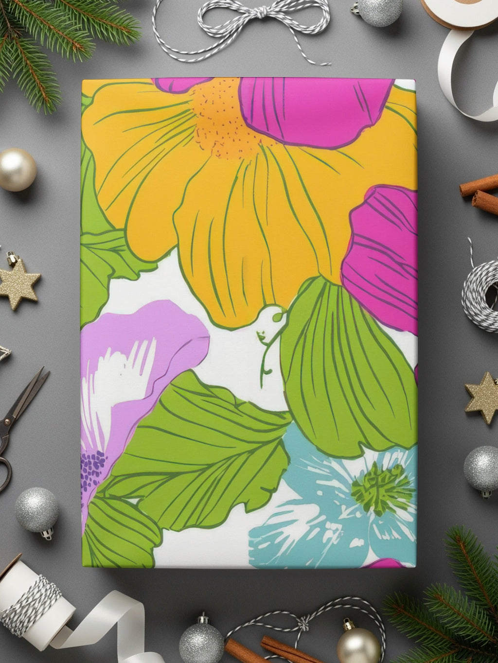 Pink Preppy Digital Paper, Groovy Floral Background, 60s Floral Pattern, Seamless Retro Flowers, Digital Download - Moore and Mountain