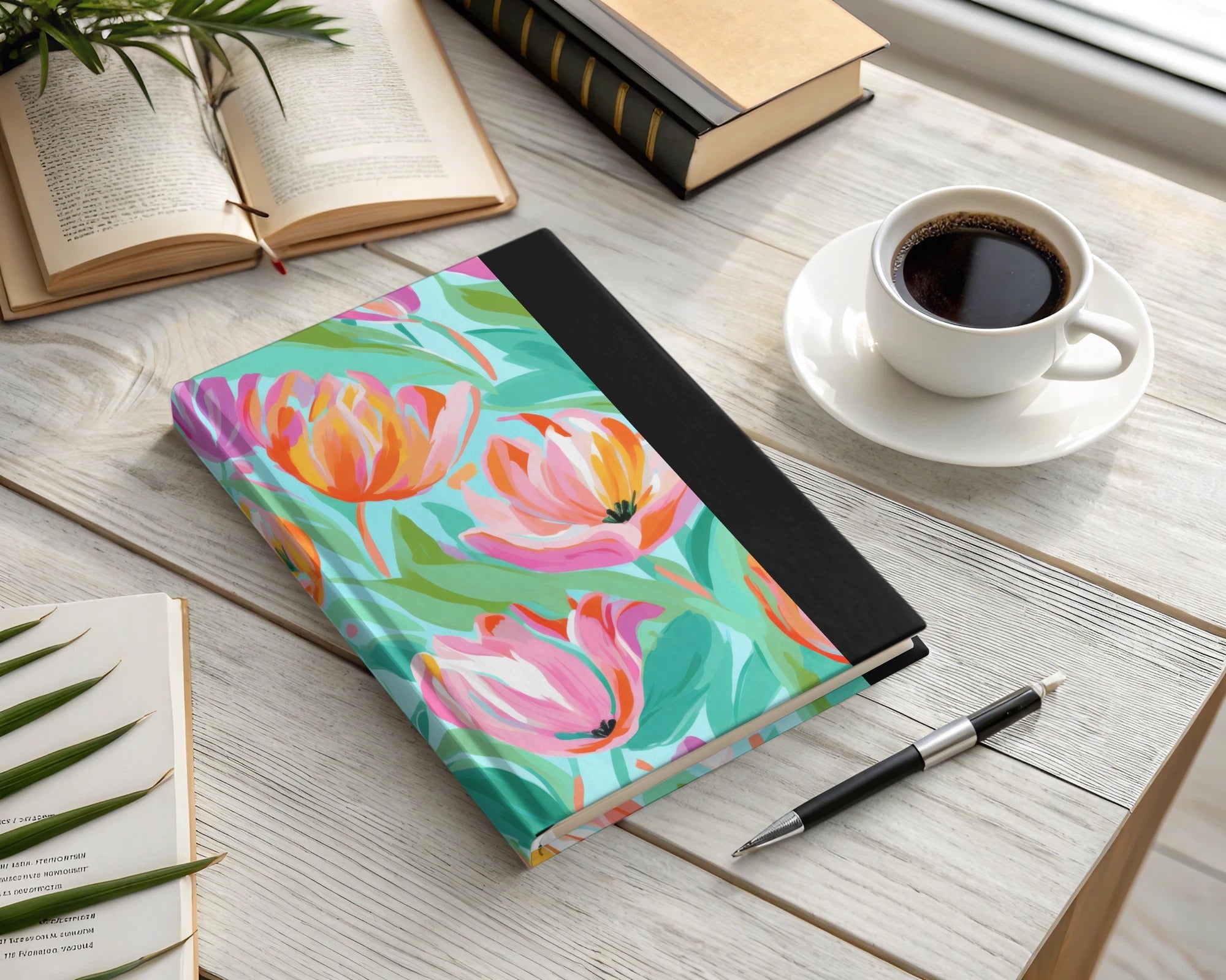 Pink Tulip Seamless Pattern, Floral Digital Paper, Spring Flower Design, Fabric Design, Commercial Use, Digital Download, Printable Pattern - Moore and Mountain