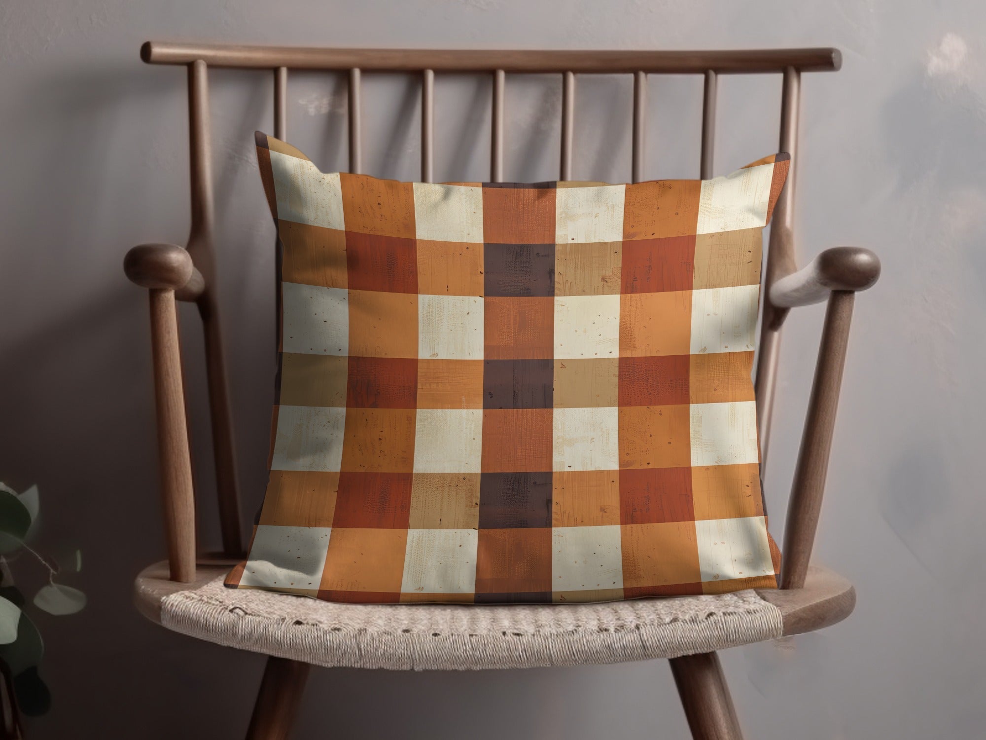 Plaid Digital Paper, Brown Tan Pattern, Check Seamless Design, Printable Background, Scrapbook Digital Texture, Commercial Use Digital - Moore and Mountain