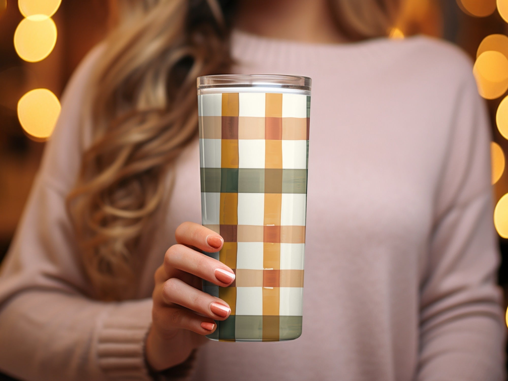 Plaid Seamless Pattern Digital Paper, Fall Colors Fabric Design, Tartan Scrapbook Paper, 12x12 Inch JPEG Digital Download - Moore and Mountain