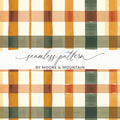 Plaid Seamless Pattern Digital Paper, Fall Colors Fabric Design, Tartan Scrapbook Paper, 12x12 Inch JPEG Digital Download - Moore and Mountain