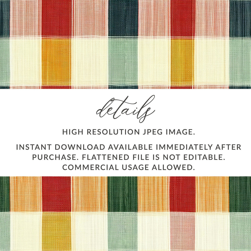 Plaid T Shirt Digital, Seamless Plaid Pattern, Checkered Fabric Tee, Retro Grid Design, Colorful Woven Plaid, Digital T Shirt - Moore and Mountain