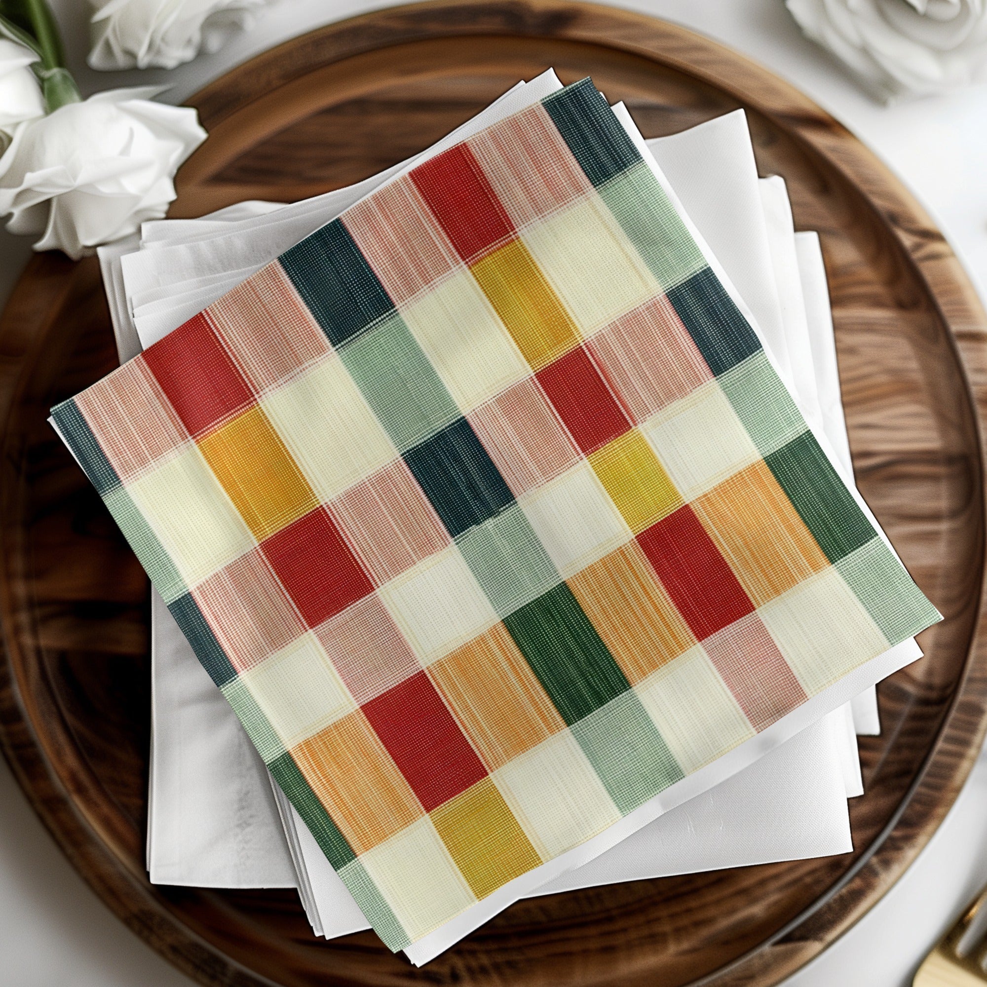 Plaid T Shirt Digital, Seamless Plaid Pattern, Checkered Fabric Tee, Retro Grid Design, Colorful Woven Plaid, Digital T Shirt - Moore and Mountain