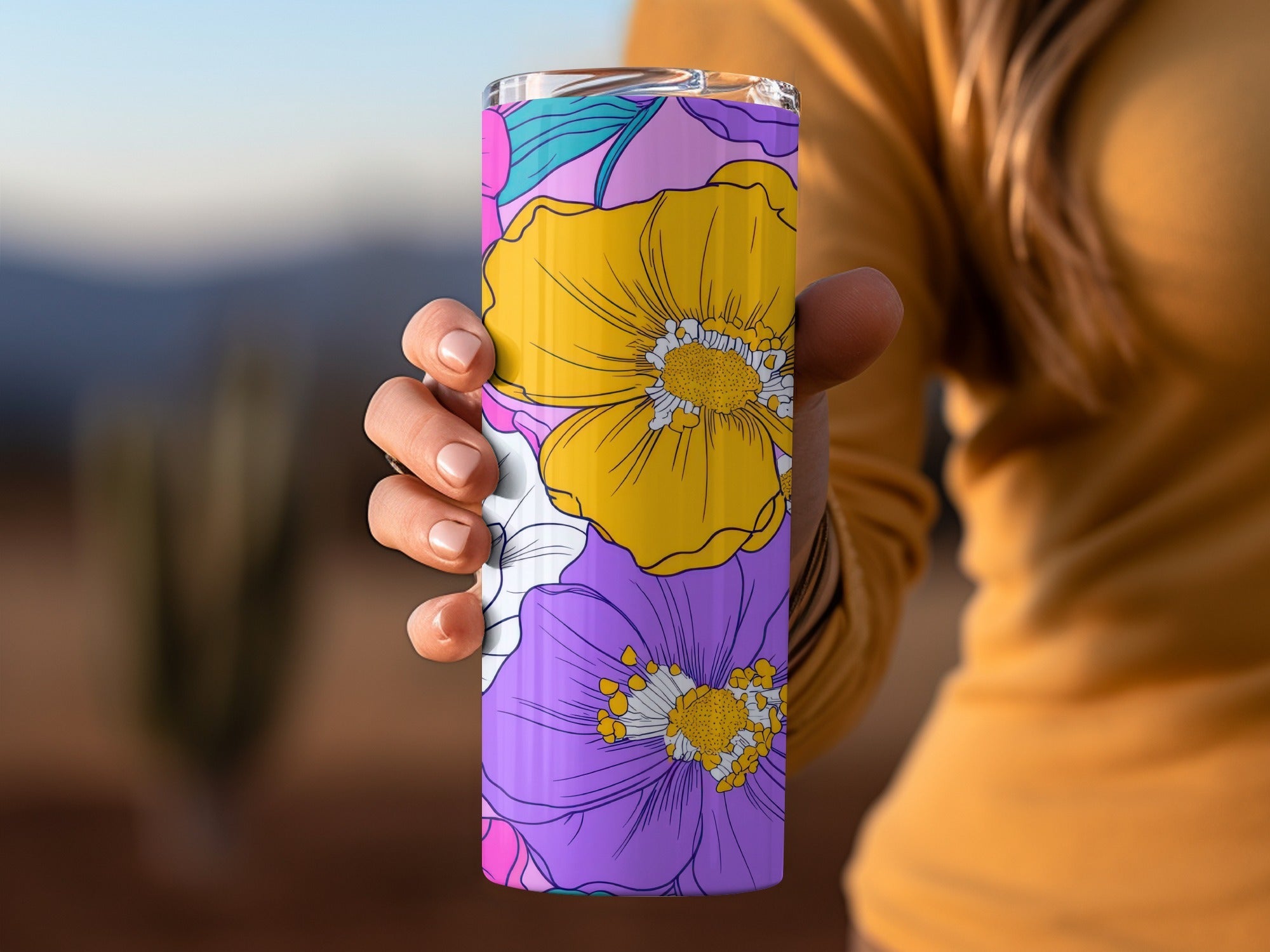 Preppy Pink Groovy Floral Background Digital Download, Seamless Retro Flowers, 60s Floral Pattern, Floral Design, Printable Art - Moore and Mountain