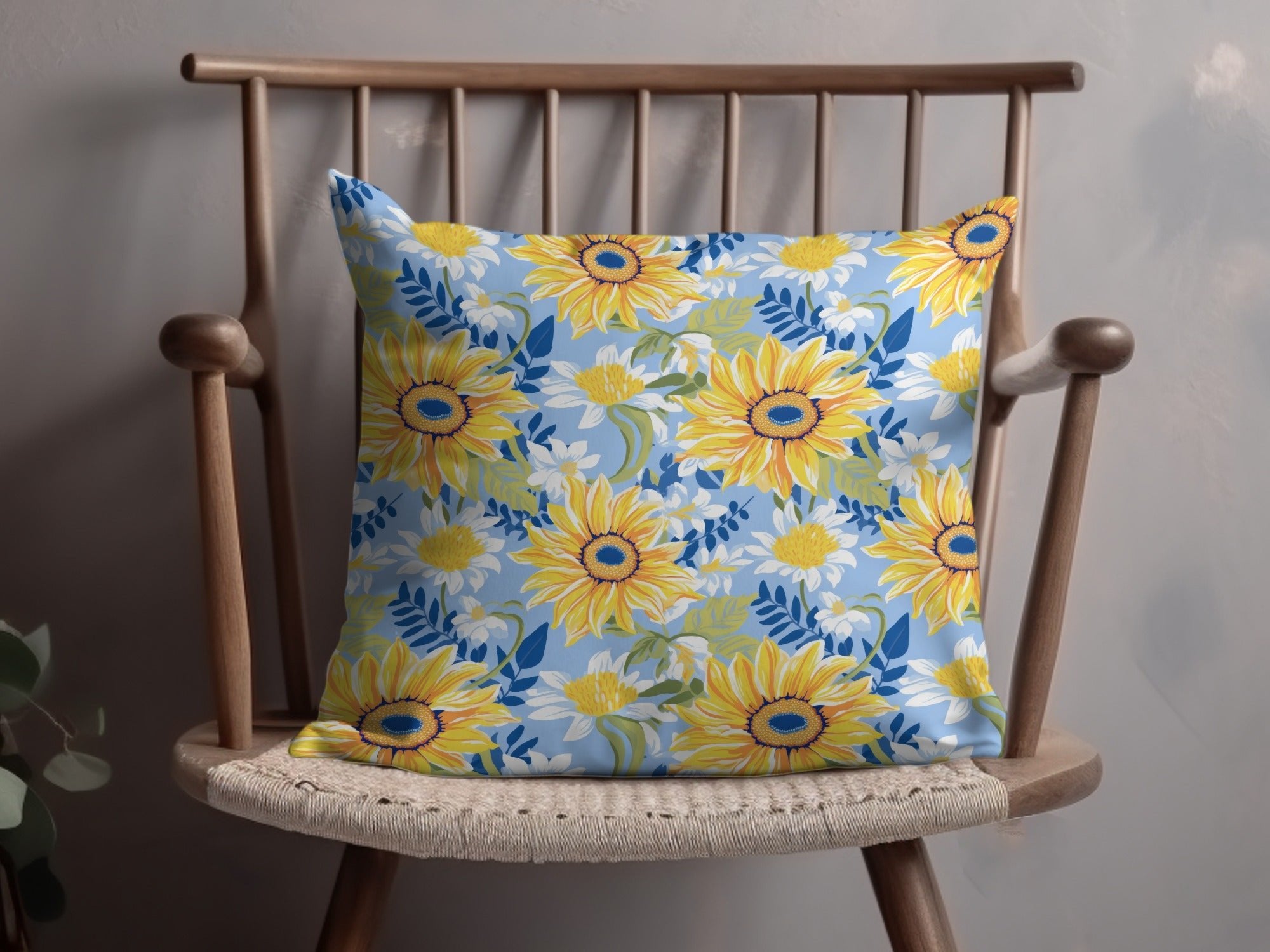 Preppy Sunflower Pattern Fall Sunflowers Seamless Background - Moore and Mountain