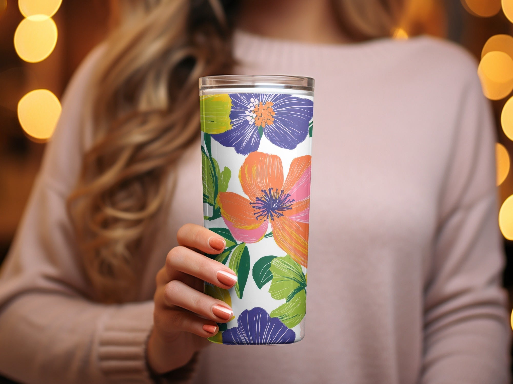 Preppy Yellow Floral Digital Paper, Groovy Floral Background, Seamless Retro Flowers, Fabric Design, Scrapbooking Paper, Printable Art - Moore and Mountain