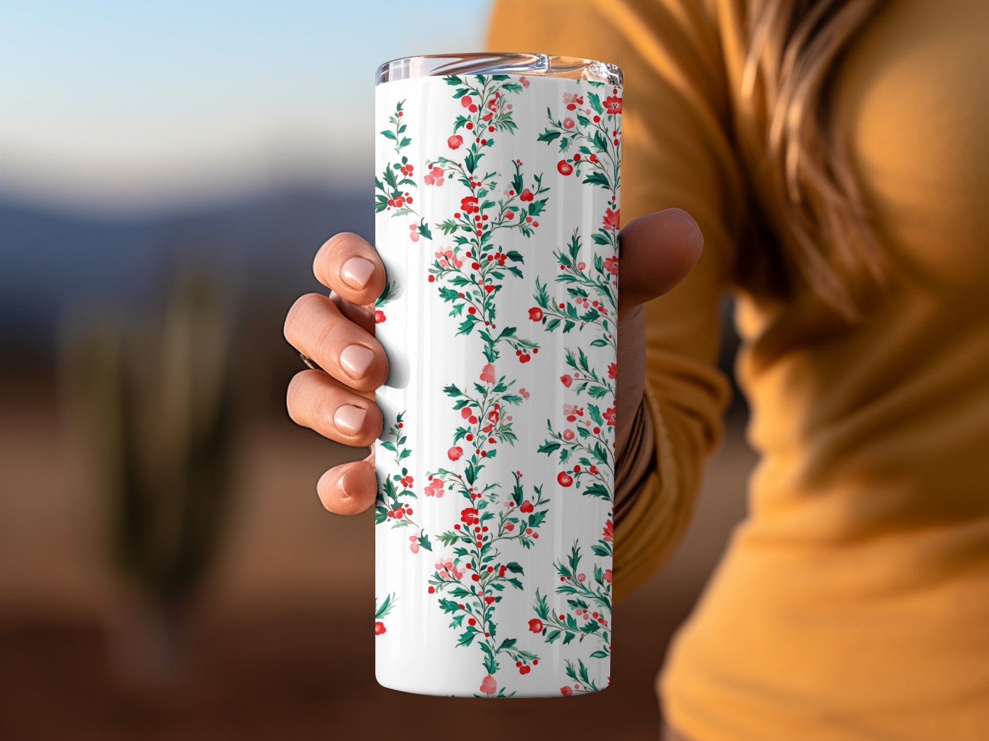 Red Floral Digital Paper, Seamless Botanical Pattern, Watercolor Flowers Background, Scrapbooking Paper, Fabric Design, Digital Download - Moore and Mountain