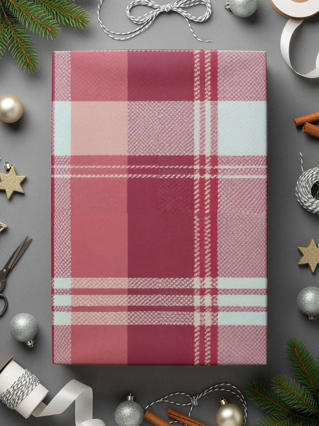 Red Plaid Digital Paper, Checkered Pattern, Buffalo Plaid Background, Scrapbook Paper, Fabric Print, Tartan Digital Paper, Seamless - Moore and Mountain