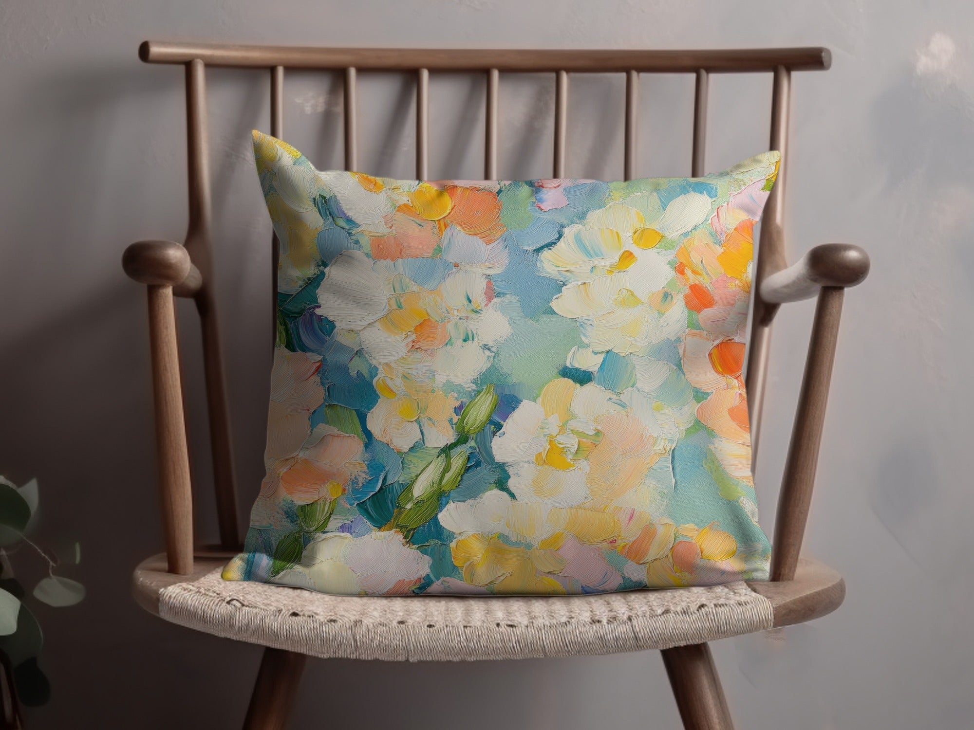 Seamless Acrylic Floral Impressionistic Fine Art Painting - Moore and Mountain