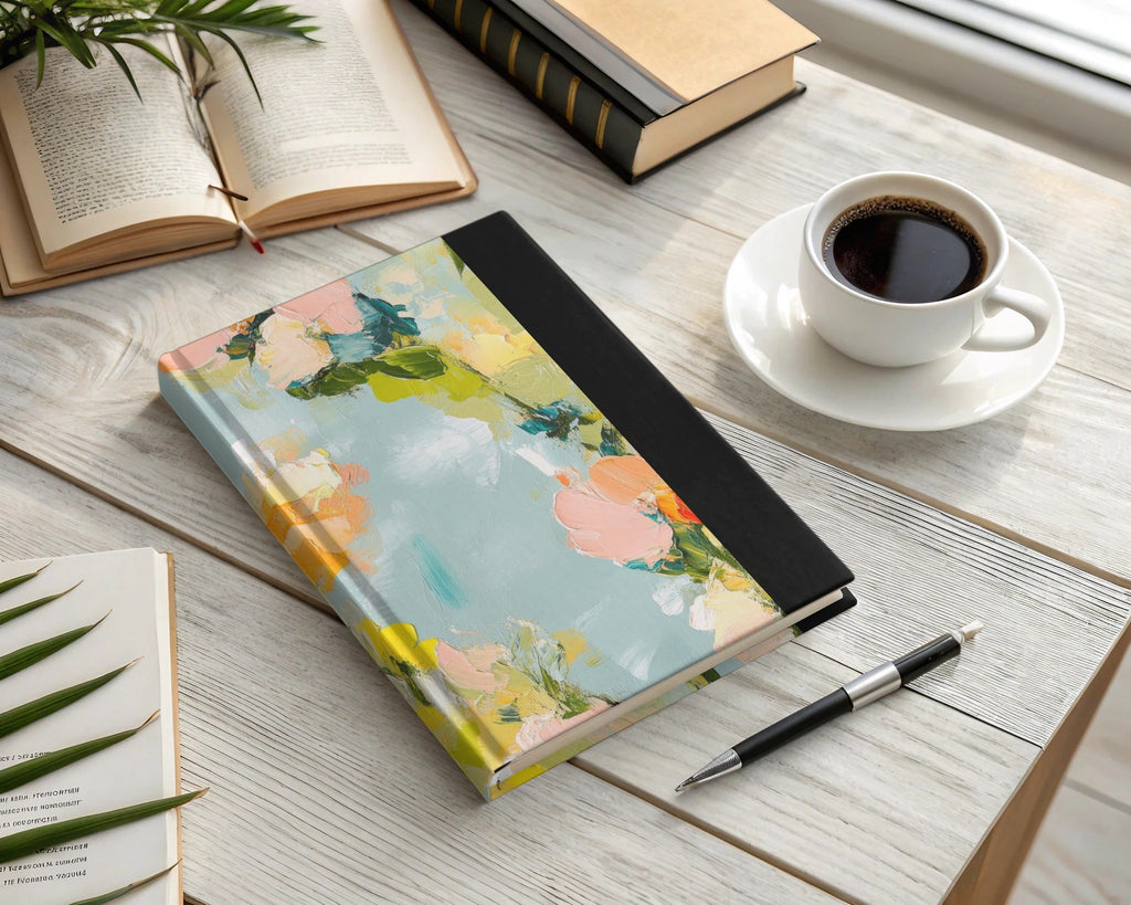 Seamless Acrylic Floral Impressionistic Painting Digital - Moore and Mountain