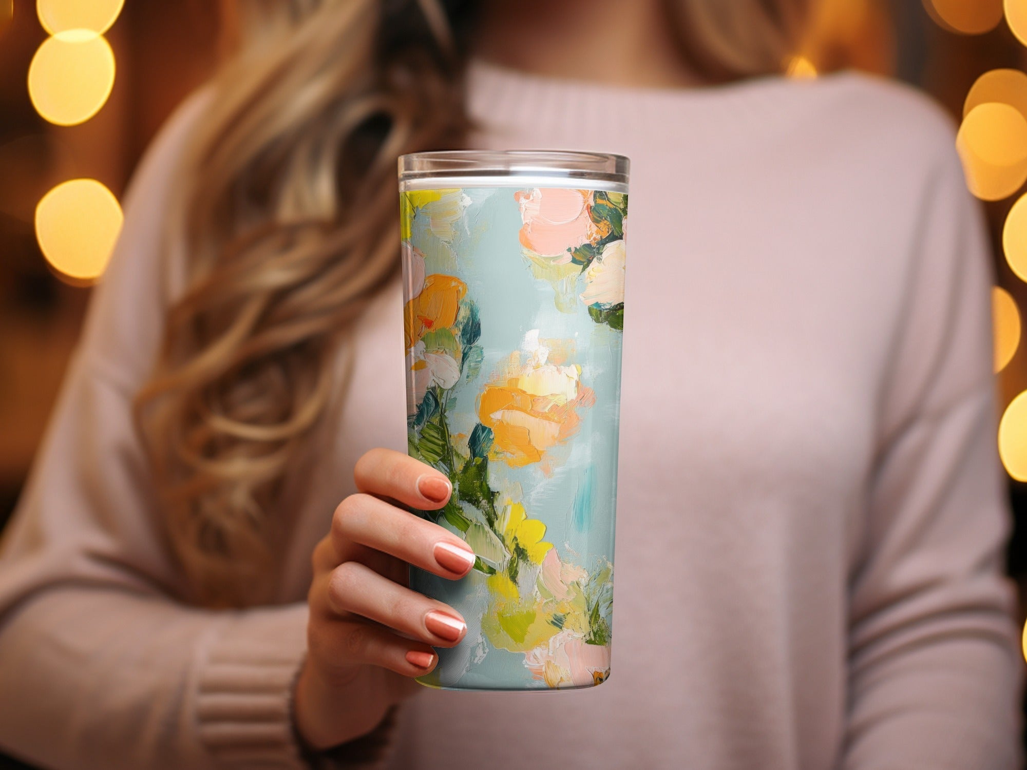 Seamless Acrylic Floral Impressionistic Painting Digital - Moore and Mountain